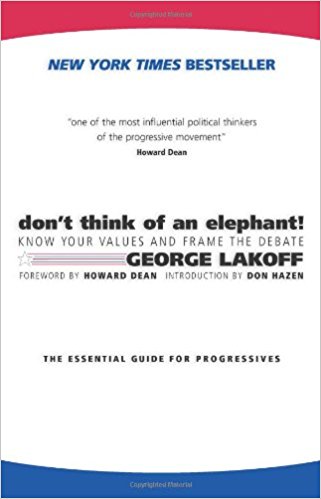 Don’t Think of an Elephant!: Know Your Values and Frame the Debate — The Essential Guide for Progressives - cover