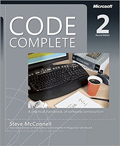 Code Complete: A Practical Handbook of Software Construction - cover