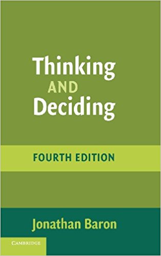 Thinking and Deciding - cover
