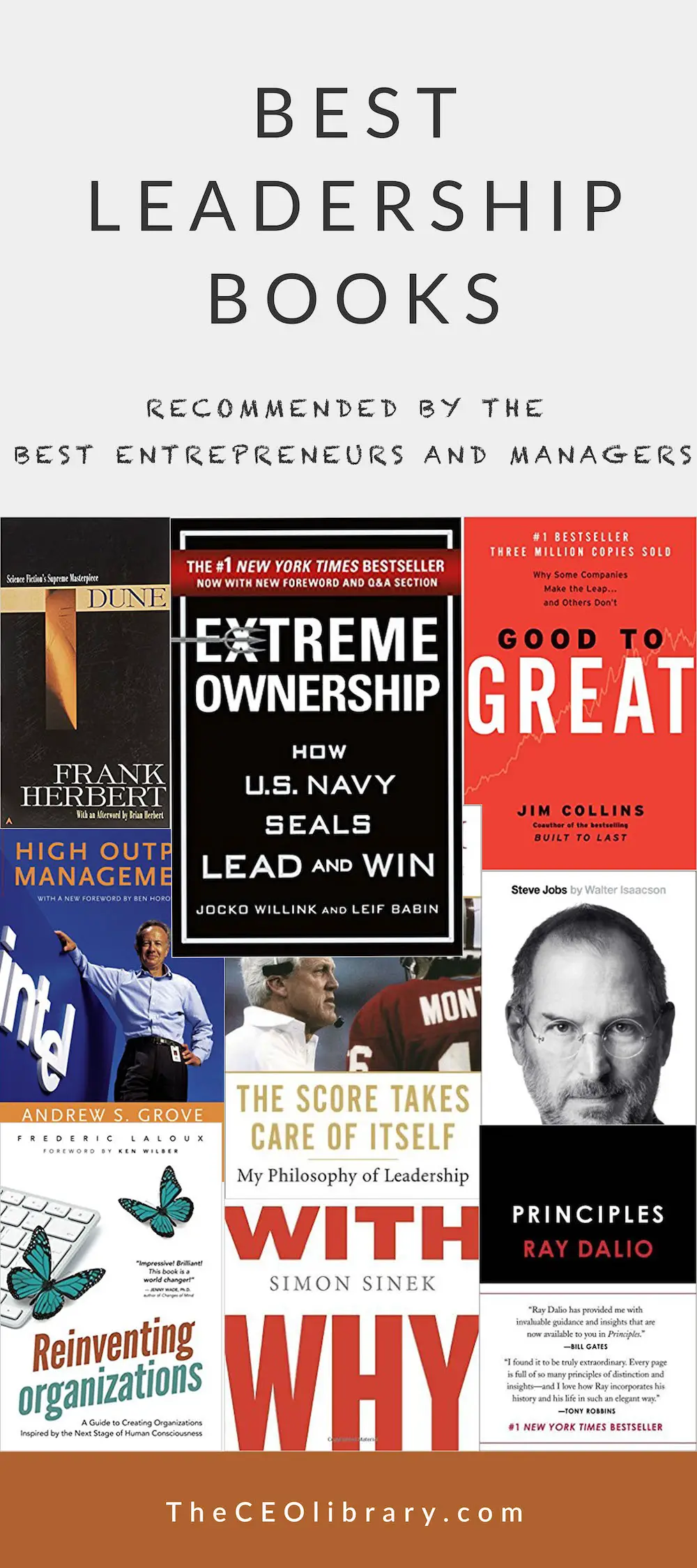 Best Leadership Books - recommended by the best entrepreneurs and managers
