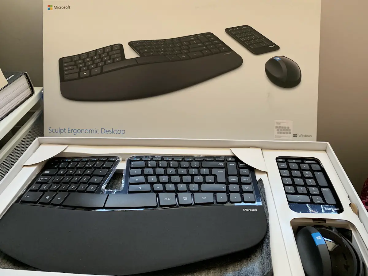 The Keyboard I Use Microsoft Sculpt Ergonomic Keyboard
