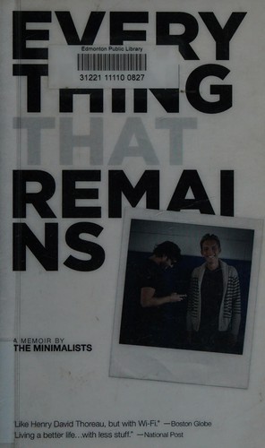 Everything That Remains: A Memoir by The Minimalists - cover